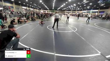 57 lbs Quarterfinal - Francisco Urrea-munoz, Hot Shots vs Rykker Jessop, Ryse Wr Acd