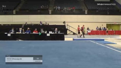 Nikhil Dhayagude - Floor, Arena NJ - 2021 USA Gymnastics Development Program National Championships