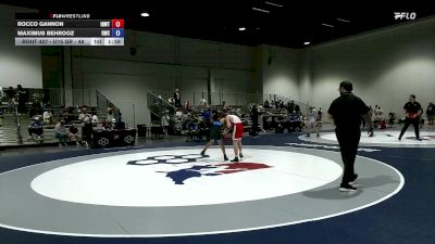 U15 GR - 52 lbs Cons. Round 4 - Rocco Gannon, Inland Northwest Wrestling Training Center vs Maximus Behrooz, Richmond Wrestling Club
