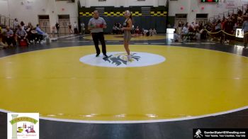 132 lbs 3rd Place Match - Symone Booth, Somerville vs Scarlett Prendergast, North Hunterdon
