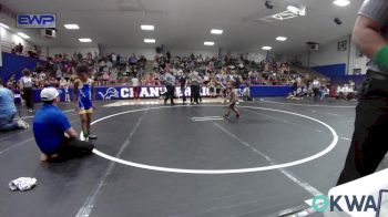 60 lbs Rr Rnd 2 - Khalil Douglas, Clinton Youth Wrestling vs Trenton Shoptese, Newkirk Takedown Club