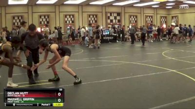 100 lbs Finals (8 Team) - Maxwell Griffin, Frost Gang vs Declan Hutt, Death Squad