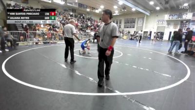 100 lbs Cons. Round 3 - Juliana Reyes, Cabrillo/Long Beach vs Kim Santos Preciado, Littlerock