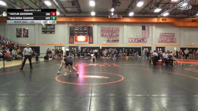 105 lbs Cons. Semi - Kaylin Goodwin, Linn-Mar vs Maleena Sander, Sumner-Fredericksburg