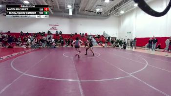 135 lbs Champ. Round 3 - Payten McCurley, Florence High School vs Aleida Valdez Ramirez, Thornton