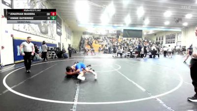 138 lbs Semifinal - Vinnie Gutierrez, Fountain Valley vs Jonathan Madera, Chino