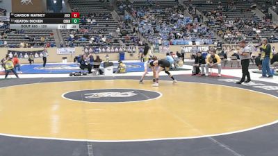 120 lbs Cons. Round 4 - Keaton Dicken, Conner vs Carson Matney, Johnson Central