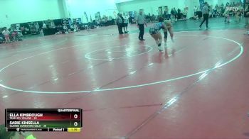 190 lbs Quarters & Wb (16 Team) - Sadie Kinsella, Illinois Cornstars Gold vs Ella Kimbrough, Team STL Yellow