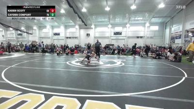 75 lbs Consolation - Kaden Scott, OH vs Cayden Comfort, PA