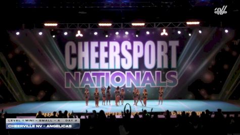 CheerVille NV - Angelicas [2026 L1 Mini - Small - A Day 2] 2026 CHEERSPORT National All Star Cheerleading Championship
