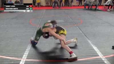 90_B lbs Round Of 32 - Jimmy Long, Seneca Valley vs Brayden Smith, Connellsville