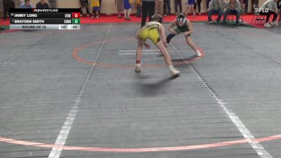 90_B lbs Round Of 32 - Jimmy Long, Seneca Valley vs Brayden Smith, Connellsville