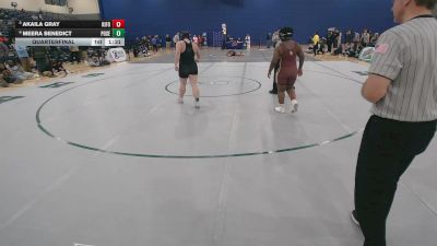 235 lbs Quarterfinal - Akaila Gray, King`s Fork vs Meera Benedict, Potomac Senior