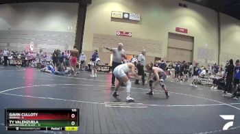 105 lbs Round 3 (6 Team) - Gavin Culloty, BadBass vs Ty Valenzuela, Untouchables Black