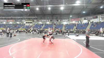 138 lbs Consi Of 8 #2 - Cruz Moncada, Warrior WC vs Logan Stenka, Adams Central