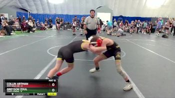 72 lbs Round 5 (8 Team) - Collin Artman, Ohio Gold 24k vs Greyson Zoul, Terps Xtreme