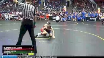 72 lbs Round 2 (4 Team) - Everett Dressander, Lowell Red vs Charlie Cotts, Harper Creek