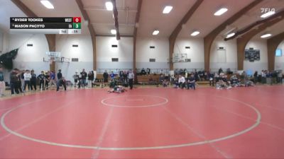 113 lbs Cons. Semi - Ryder Tookes, Westtown School vs Mason Pacitto, Episcopal Academy