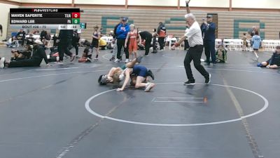 72 lbs Round 3 - Maven Saferite, The St James Academy vs Edward Lee, PA