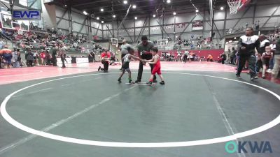 45 lbs Round Of 16 - Koden Jacobson, Hilldale Youth Wrestling Club vs Makari Stephenson, Pitbull Wrestling Academy