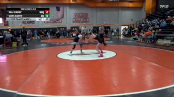 100 lbs 1st Place Match - Elli Casey, Western Dubuque vs Livia Smith, South Tama