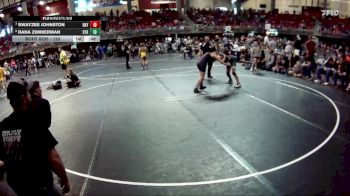 120 lbs Cons. Round 3 - Rana Zimmerman, Sandhills Thedford Knights vs Swayzee Johnston, FoxFit