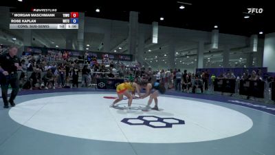 57 kg Cons. Sub-semis - Morgan Maschmann, Tiger Den Wrestling Club vs Rose Kaplan, Warrior Regional Training Center