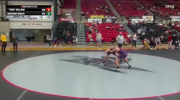 149 lbs Cons. Round 2 - Trey Dillow, Central Missouri vs George Dieck, Missouri Valley
