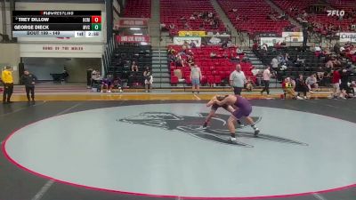 149 lbs Cons. Round 2 - Trey Dillow, Central Missouri vs George Dieck, Missouri Valley