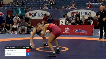 57 kg Consolation - Cindy Zepeda, Colorado Mesa Wrestling Club vs Allison Petix, Team Tornado Wrestling Club