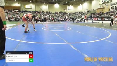 160 lbs Round Of 16 - Brokton Borelli, Vasky Bros vs Jacient Cox, Apollo Mat Club