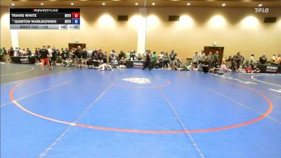 132 lbs Champ. Round 1 - Travis White, New York vs Quinton Warlikowski, New York