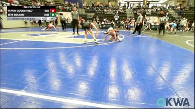 67 lbs Consi Of 4 - Nixon Goodspeed, Rough Riders vs Jett Boland, Cowboy Wrestling Club