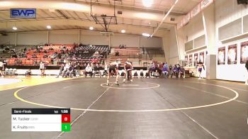 126 lbs Semifinal - Max Tucker, Cushing High School vs Kale Fruits, Bristow High School