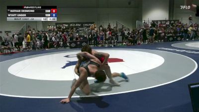 61 lbs Champ. Round 2 - Nathan Desmond, X-Calibur Athletics Wrestling Club vs Wyatt Unser, Victory School Of Wrestling