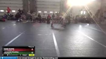 88 lbs Round 6 (8 Team) - Gage Evans, Mat Assassins vs Jackson Polifka, Scorpions