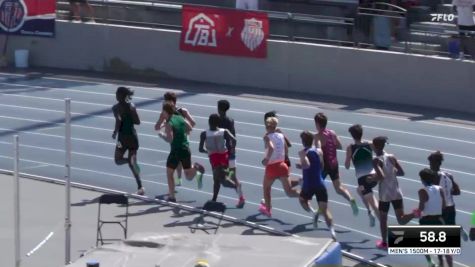 Youth Men's 1500m Championship, Finals 1 - Age 17-18