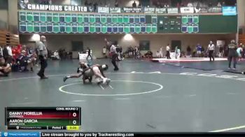 120 lbs Cons. Round 2 - Danny Morellia, Esperanza vs Aaron Garcia, Sierra Vista