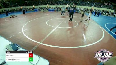 64 lbs Semifinal - Maisyn Lott, Bison Takedown Club vs Raylan Scroggins, Team Conquer Wrestling