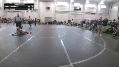 40-44 lbs Quarterfinal - Kyrie Ewing, Blackman vs Emmy Lashaway, Unattached