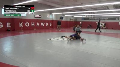 141 lbs Champ. Round 2 - Jayden Rael, Cornell College vs Zeb Fitzgerald, Grand View (Iowa)