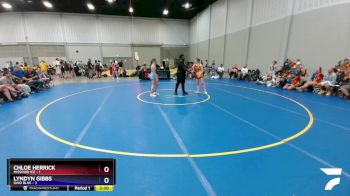 122 lbs Placement Matches (8 Team) - Chloe Herrick, Missouri Ice vs Lyndyn Gibbs, Ohio Blue