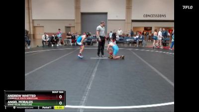 88 lbs Quarterfinal - Angel Morales, Grind House Wrestling vs Andrew Whitted, Cookeville Youth Wrestling