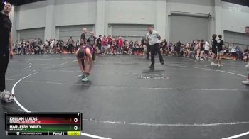 115 lbs Round 2 (10 Team) - Harleigh Wiley, MF Savage vs Kellan Lukas, Georgia United Red