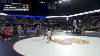 132 lbs 7th Place - Orion Hill, Folsom (SJ) vs Cael Humphrey, Sultana (SS)