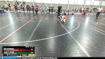 41-41 lbs Round 3 - Bo Warren, Team Real Life Wrestling vs Rhett Hurd, Grangeville Youth WC