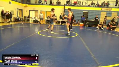 175 lbs Cons. Round 2 - Mason OBanion, Columbus Wrestling Club vs Tyler Bragg, Kansas City Training Center