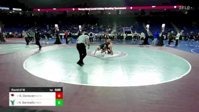 165 lbs Round Of 16 - Sean Donovan, Milford [MA] vs Hunter Gormally, Minnechaug