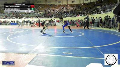 108 lbs Consi Of 32 #1 - Carlos Gallegos, Taft Middle School vs Bryce Wilkerson, Tonkawa