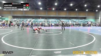 220 lbs 2nd Place - Aiden Ford, Zillah vs McGregor Miller, Upper Valley Aces